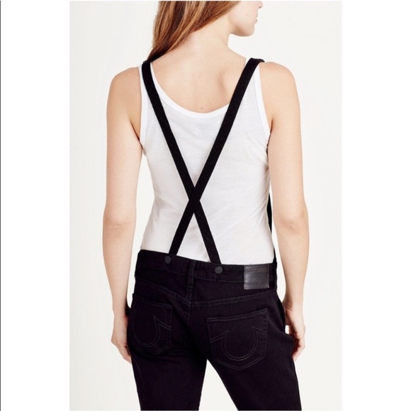 True Religion Karlie Coveralls Size 26 EUC - Picture 4 of 14